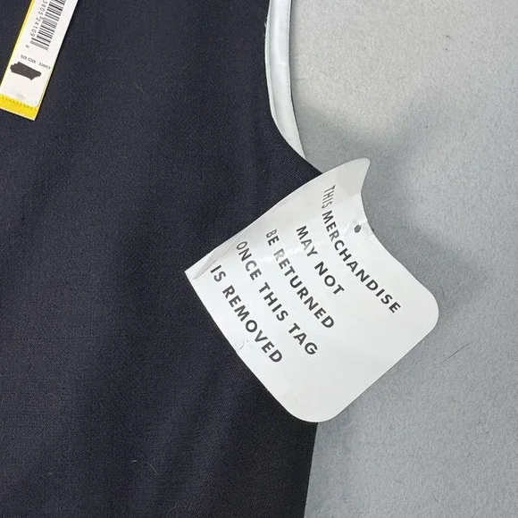 Alice + Olivia Sleeveless Peplum Dress Small  Black Wool Lined Wedding Party NWT - Picture 11 of 15